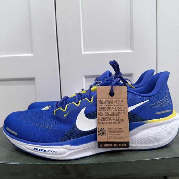 New Nike Air Zoom Pegasus 41 Los Angeles Rams Blue Size 15 FZ5086-400 main image 4